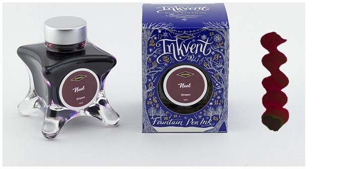 Bouteille d'encre Diamine, série Inkvent Encre Noel (50ml)