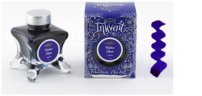 Bouteille d'encre Diamine, série Inkvent Encre Festive Cheer (50ml)