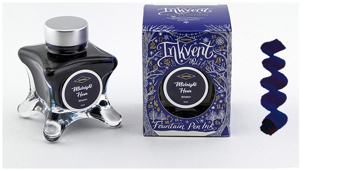 Diamine Ink bottle, Inkvent series Midnight Hour ink (50ml)