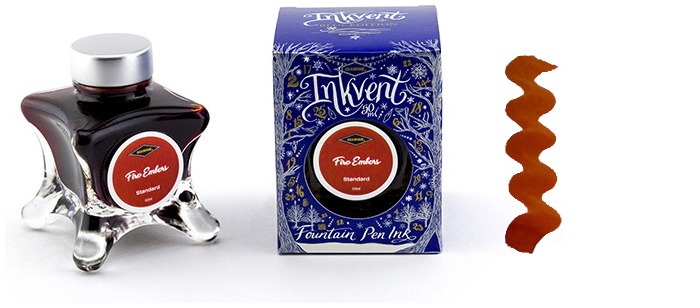 Bouteille d'encre Diamine, série Inkvent Encre Fire Embers (50ml)