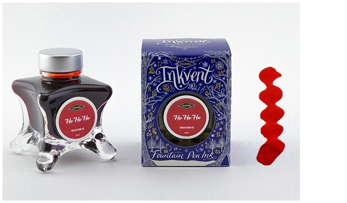 Bouteille d'encre Diamine, série Inkvent Encre Ho Ho Ho (50ml)