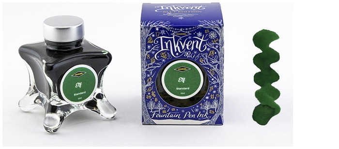 Bouteille d'encre Diamine, série Inkvent Encre Elf (50ml)