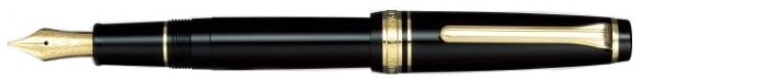 Sailor Fountain pen, Professional Gear series Black GT (Slim, 14kt nib)