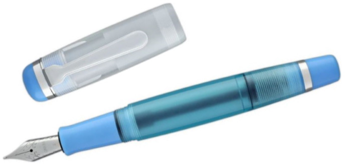 Opus 88 Fountain pen, Omar series Translucent blue