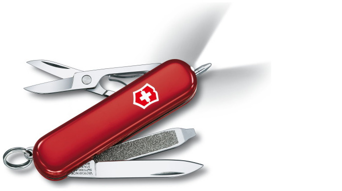 Couteau Victorinox, série Petits couteaux de poche Rouge (Signature Lite)