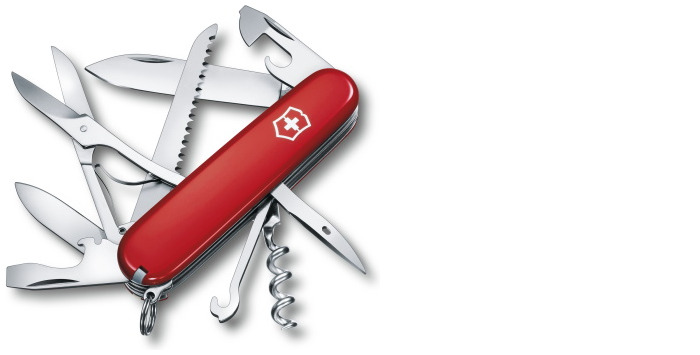 Couteau Victorinox, série Moyens couteaux de poche Rouge (Huntsman)