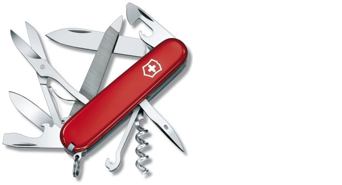 Victorinox Knife, Medium Pocket Knives series Red (Mountaineer)
