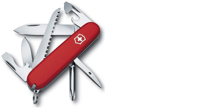 Victorinox Knife, Medium Pocket Knives series Red (Hiker)