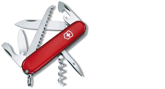 Couteau Victorinox, série Moyens couteaux de poche Rouge (Camper)