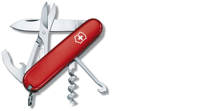 Couteau Victorinox, série Moyens couteaux de poche Rouge (Compact)