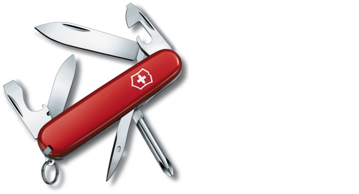 Victorinox Knife, Medium Pocket Knives series Red (Tinker Small)