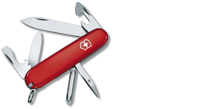 Victorinox Knife, Medium Pocket Knives series Red (Tinker)