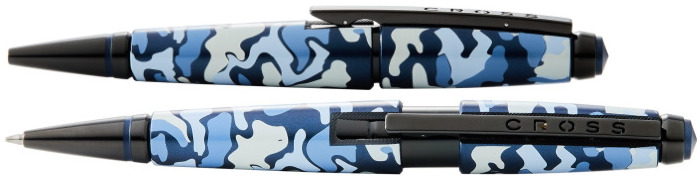 Cross Retractable Roller ball, Edge series Blue camouflage BKT
