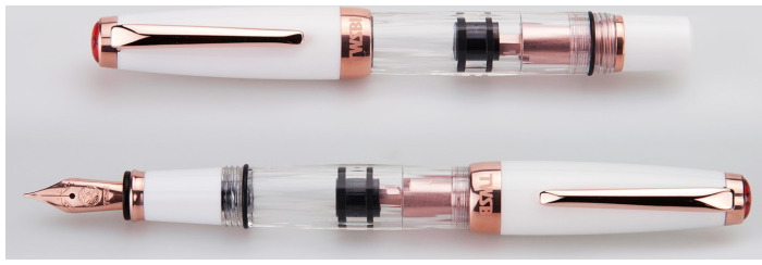 TWSBI Fountain pen, Diamond Mini series White RoseGold V2* (Stub nib)