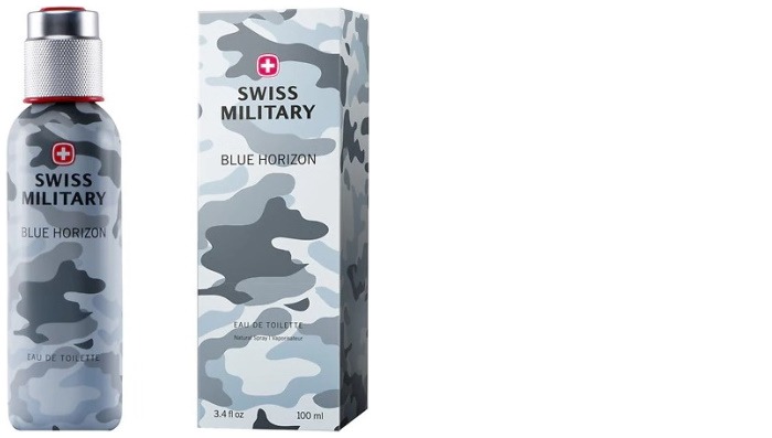 Eau de toilette pour homme Victorinox, série Fragrance Swiss Military Blue Horizon