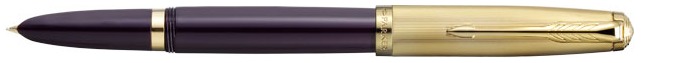 Parker Fountain pen, 51 New generation Deluxe series Plum Gt