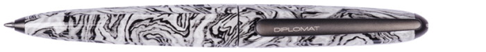 Diplomat Ballpoint pen, Aero series Black & White (Volute)