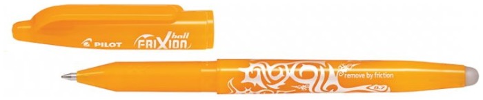 Stylo encre gel Pilot, série Frixion ball Encre orange abricot