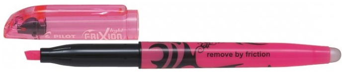 Surligneur Pilot, série Frixion Light Encre rose fluo