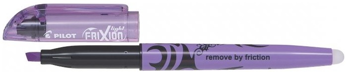 Surligneur Pilot, série Frixion Light Encre mauve fluo