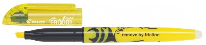 Surligneur Pilot, série Frixion Light Encre jaune fluo