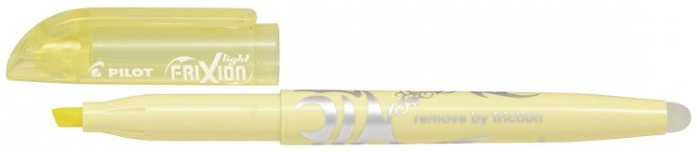 Pilot Highlighter, Frixion Light series Pastel yellow ink