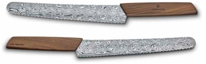 Couteau de Chef Victorinox, série Swiss Modern Pain et Pâtisserie Damast Édition limitée 2021