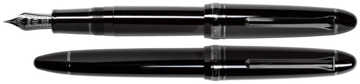 Sailor Fountain pen, 1911 Trinity series Black (Large, 21kt nib)