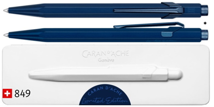 Caran d'Ache Ballpoint pen, 849 Claim Your Style Ltd Edt III series Night Blue