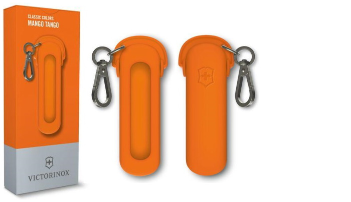 Victorinox pouch, Classic Colors series Orange (silicone case - headphones)