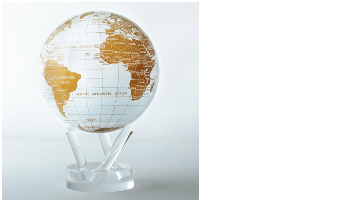 MOVA International Globe, 4.5 inch MOVA Globes series White