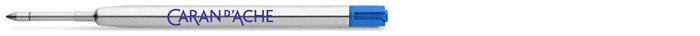 Recharge (Gel pour stylo à bille) Caran d'Ache, série Recharge & encre Encre bleu