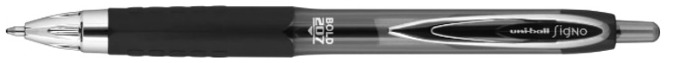 Stylo encre gel Uni-Ball, série Signo RT 207 Encre noire (Large)