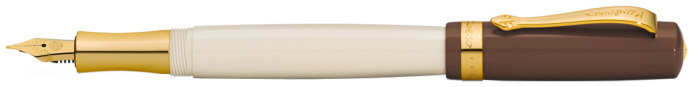 Kaweco Fountain pen, Student series Ivory/Brown Gt (20's Jazz)
