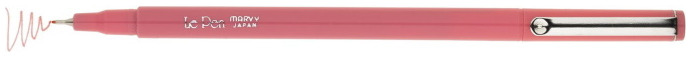 Crayon feutre Marvy, série Le Pen Pastel Encre rose corail pastel 