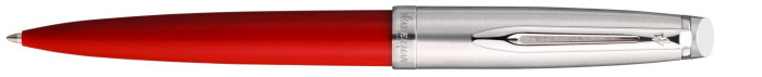 Stylo bille Waterman, série Emblème Rouge/Acier