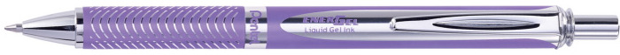 Stylo encre gel rétractable Pentel, série EnerGel Alloy Violet