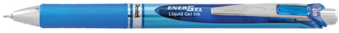 Stylo encre gel rétractable Pentel, série EnerGel Encre bleue (Needle tip)