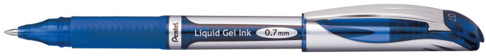 Pentel Gel pen, EnerGel Capped Refillable series Blue ink (Metal tip) 