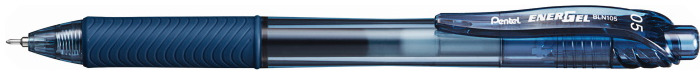Stylo encre gel rétractable Pentel, série EnerGel-X Encre bleu marine (Needle tip)