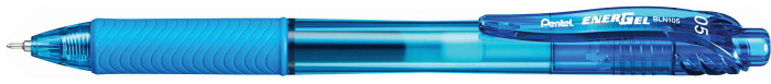 Stylo encre gel rétractable Pentel, série EnerGel-X Encre bleu ciel (Needle tip)
