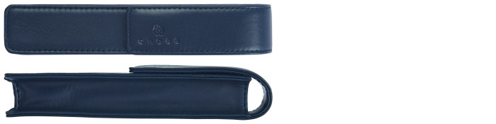 Cross Pen pouch, Leather series Midnight blue (Single)