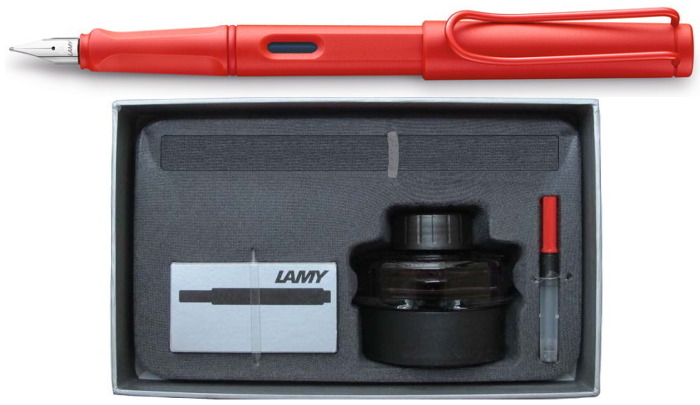 Lamy Fountain pen set, Safari Special Edition 2022 series Strawberry
