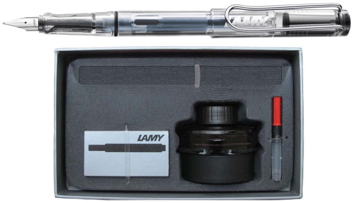 Ensemble stylo plume Lamy, série Vista Translucide