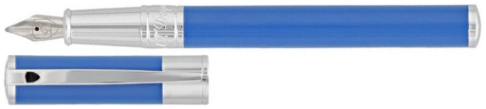 Dupont, S.T. Fountain pen, D-Initial series Light blue CT