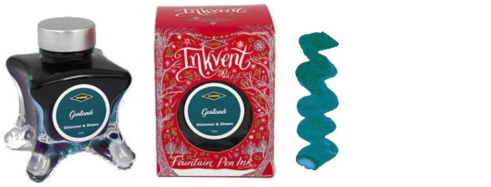 Diamine Ink bottle, Inkvent Red Edition series Garland ink (50ml)