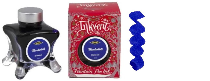 Diamine Ink bottle, Inkvent Red Edition series Thunderbolt ink (50ml)