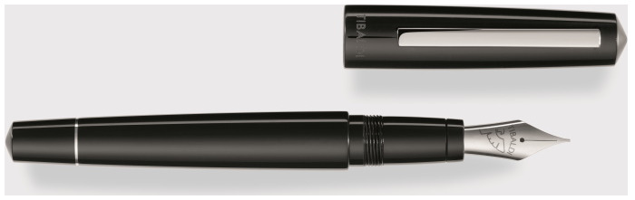 Tibaldi Fountain pen, Infrangibile series Black CT (Rich black)