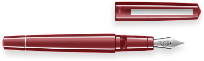 Stylo plume Tibaldi, série Infrangibile Rouge CT (Deep red)