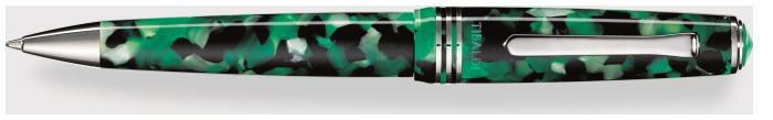 Stylo bille Tibaldi, série N°60 Vert CT (Emerald green)